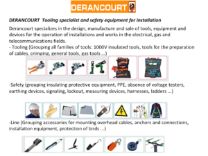 DERANCOURT Tooling specialist and safety equipment for installation